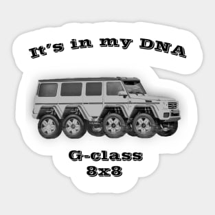 G class 8x8 Sticker